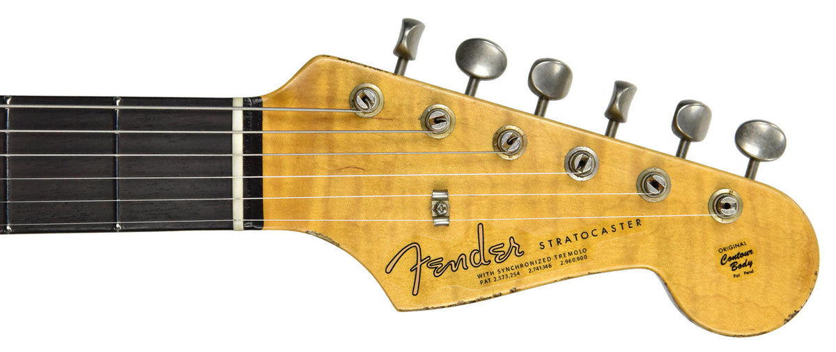 Fender Custom Shop 2016 NAMM 64 Strat Relic Aged Olympic White CZ537023