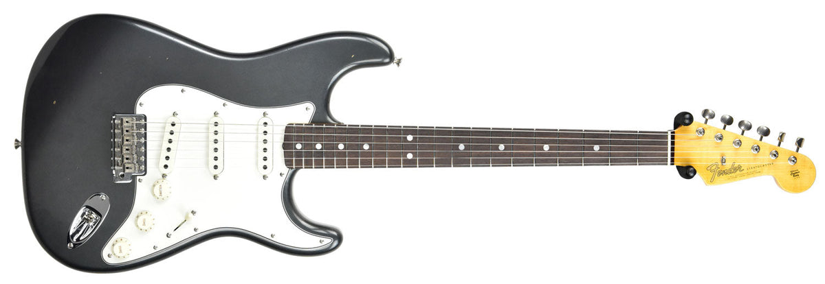 Fender Custom Shop NAMM 2019 65 Stratocaster Journeyman Relic Aged Charcoal Frost CZ536845