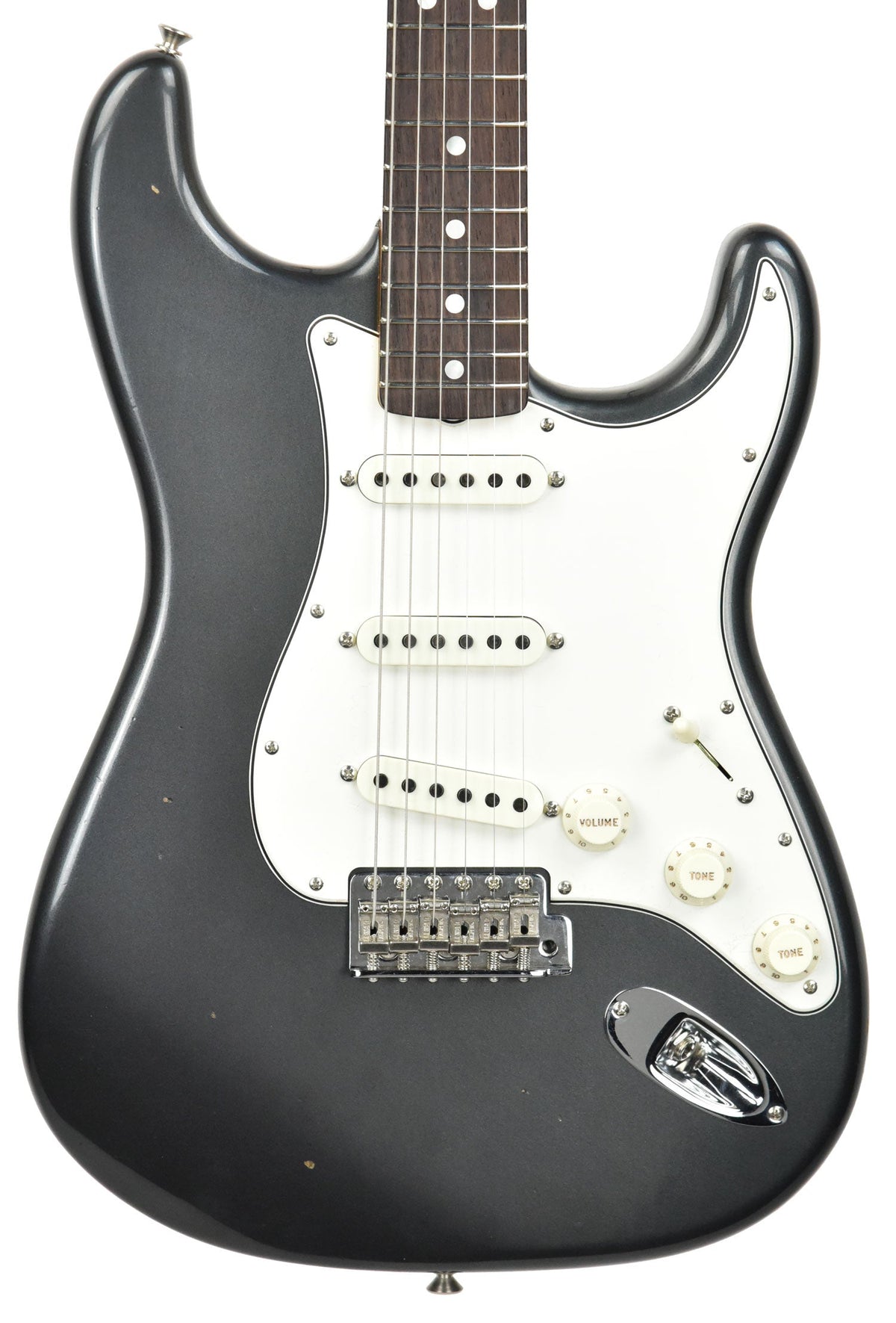 Fender Custom Shop NAMM 2019 65 Stratocaster Journeyman Relic Aged Charcoal Frost CZ536845