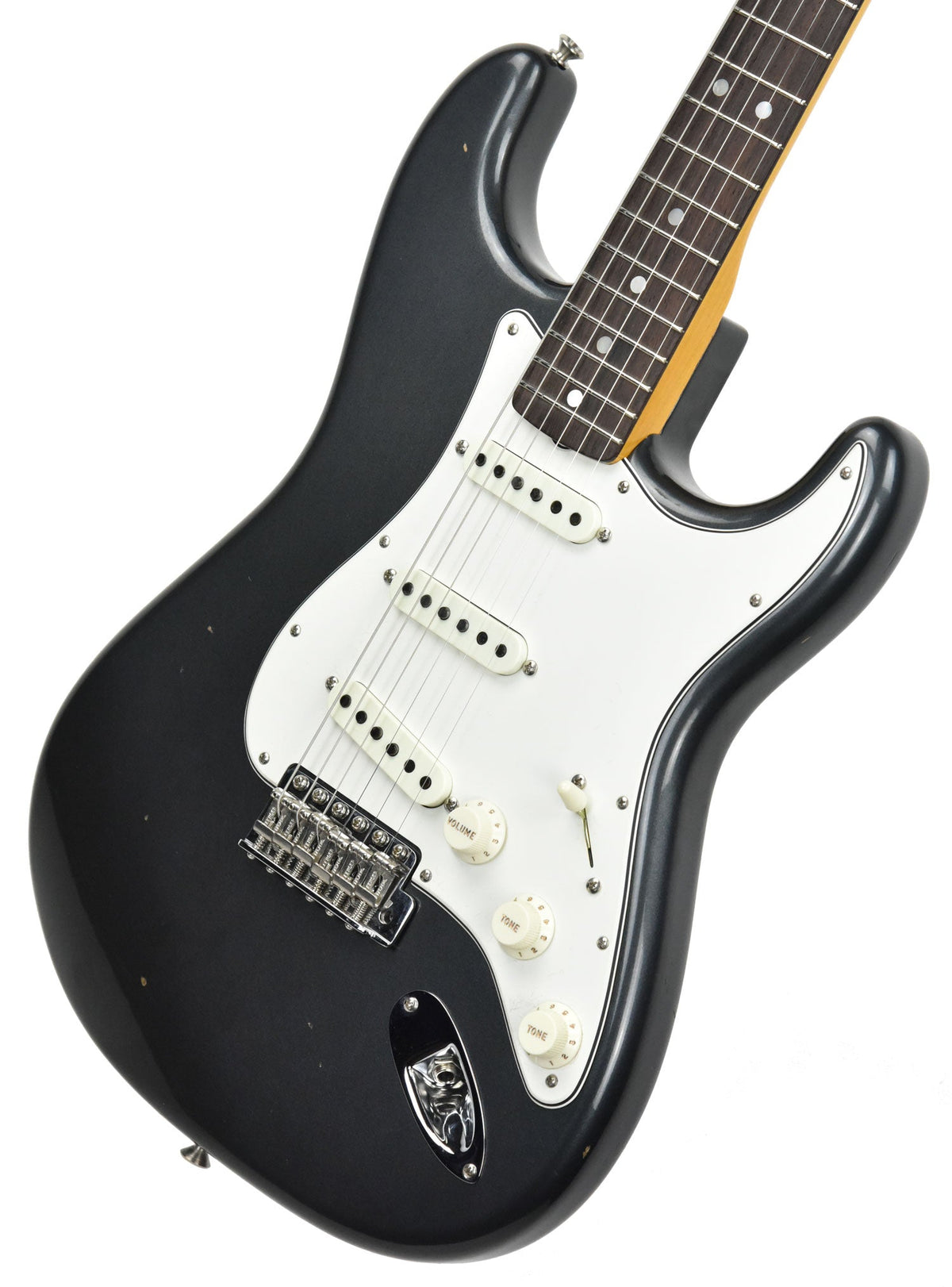 Fender Custom Shop NAMM 2019 65 Stratocaster Journeyman Relic Aged Charcoal Frost CZ536845