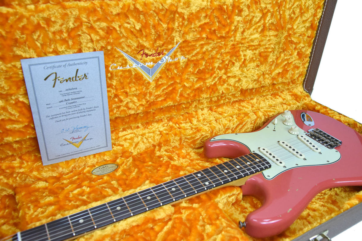 Fender Custom Shop 61 Stratocaster Relic in Fiesta Red CZ539677