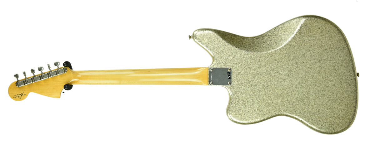 Used Fender Custom Shop 62 Jaguar Journeyman Relic Champagne Gold Sparkle R100114