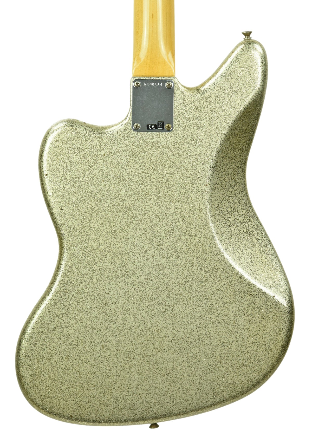 Used Fender Custom Shop 62 Jaguar Journeyman Relic Champagne Gold Sparkle R100114