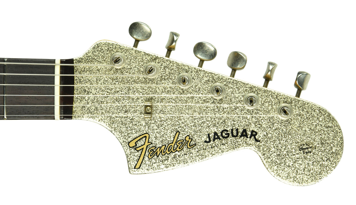 Used Fender Custom Shop 62 Jaguar Journeyman Relic Champagne Gold Sparkle R100114