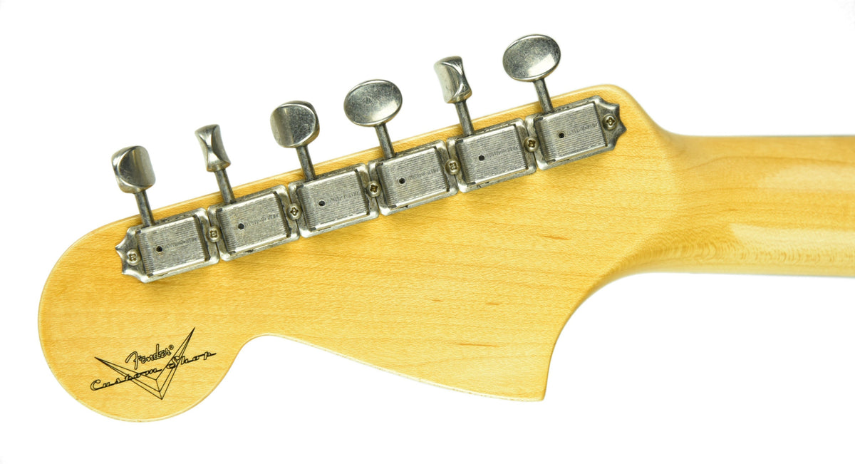 Used Fender Custom Shop 62 Jaguar Journeyman Relic Champagne Gold Sparkle R100114