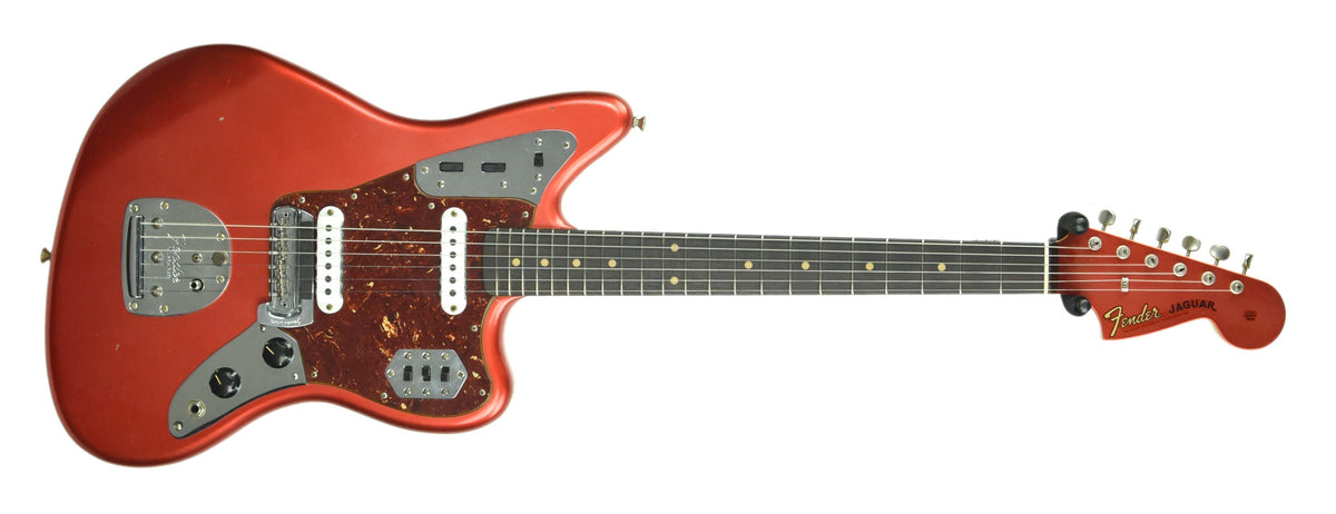 Used Fender Custom Shop 62 Jaguar Journeyman Relic Faded Candy Apple Red R94554