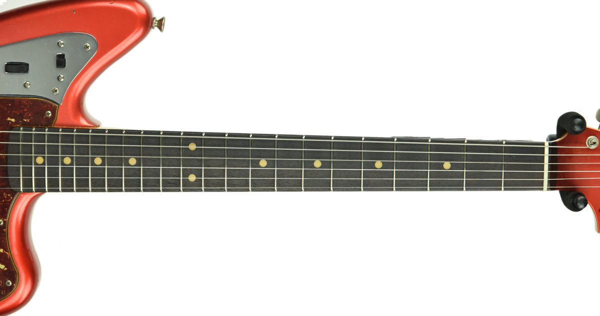 Used Fender Custom Shop 62 Jaguar Journeyman Relic Faded Candy Apple Red R94554