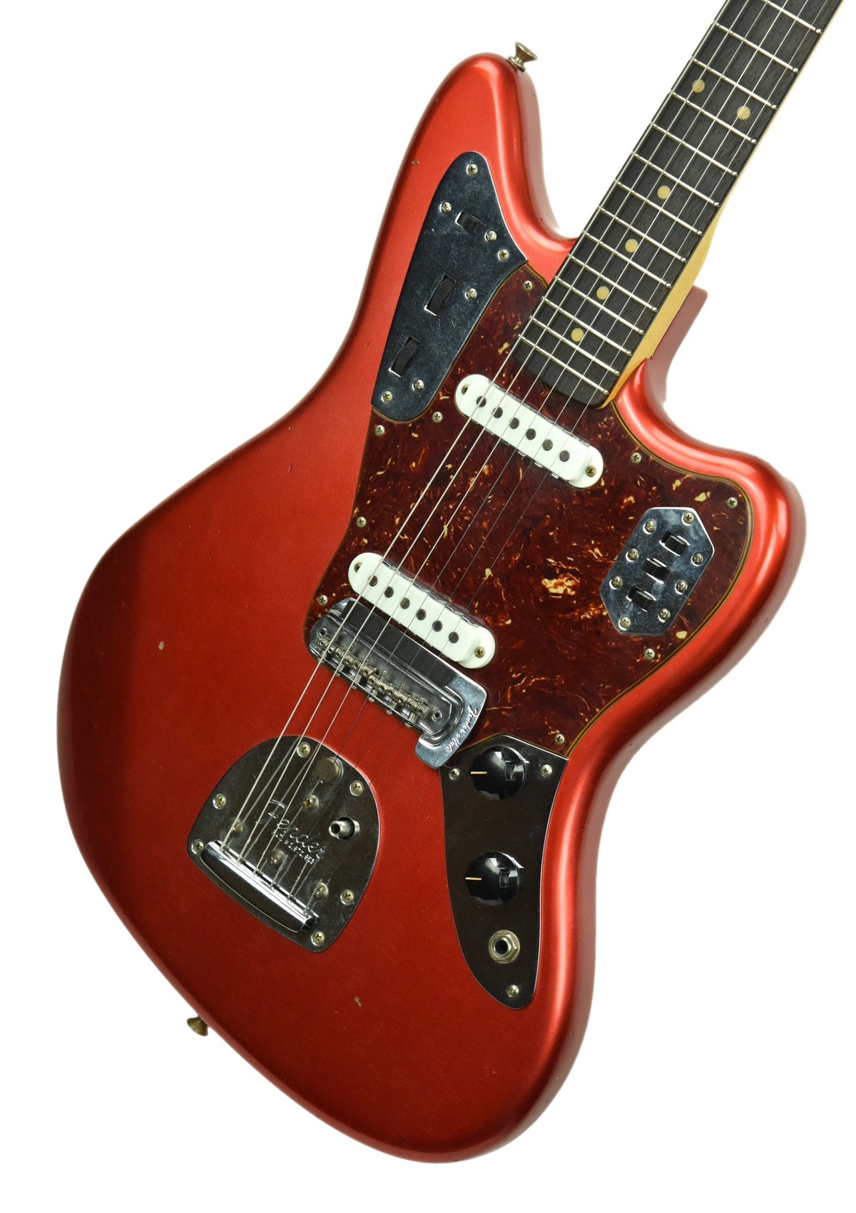 Used Fender Custom Shop 62 Jaguar Journeyman Relic Faded Candy Apple Red R94554
