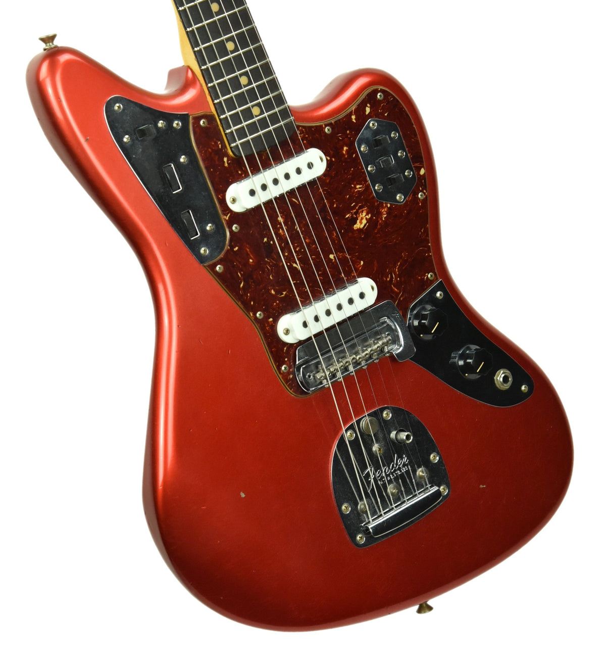 Used Fender Custom Shop 62 Jaguar Journeyman Relic Faded Candy Apple Red R94554