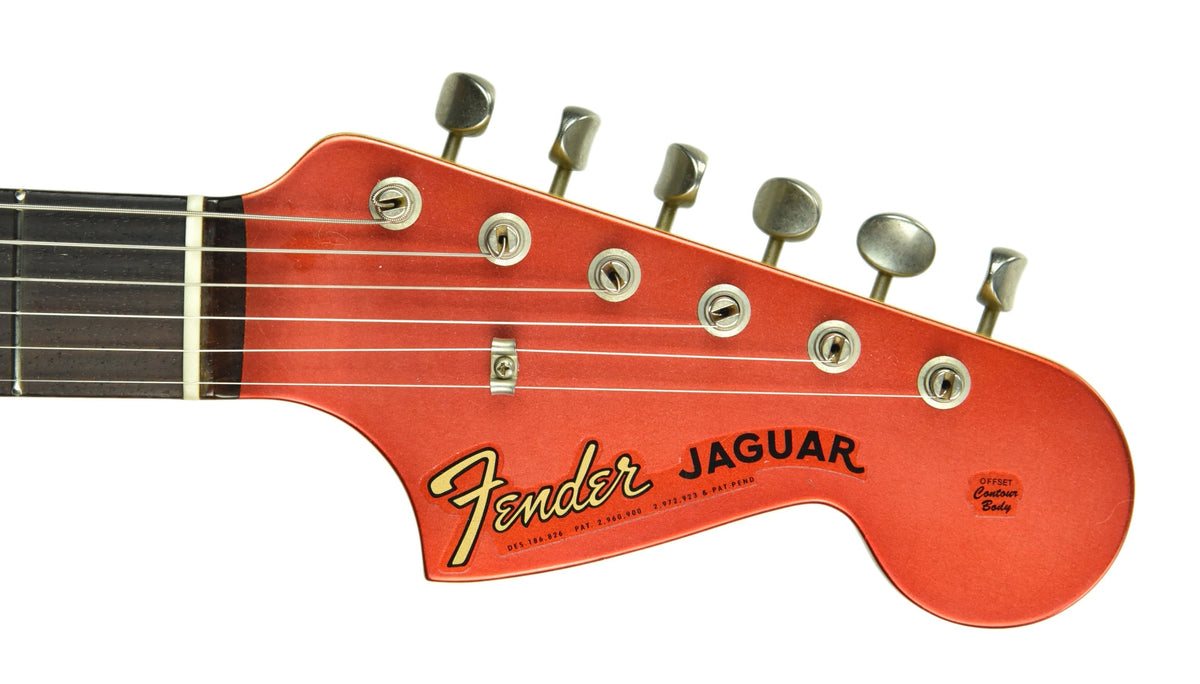 Used Fender Custom Shop 62 Jaguar Journeyman Relic Faded Candy Apple Red R94554