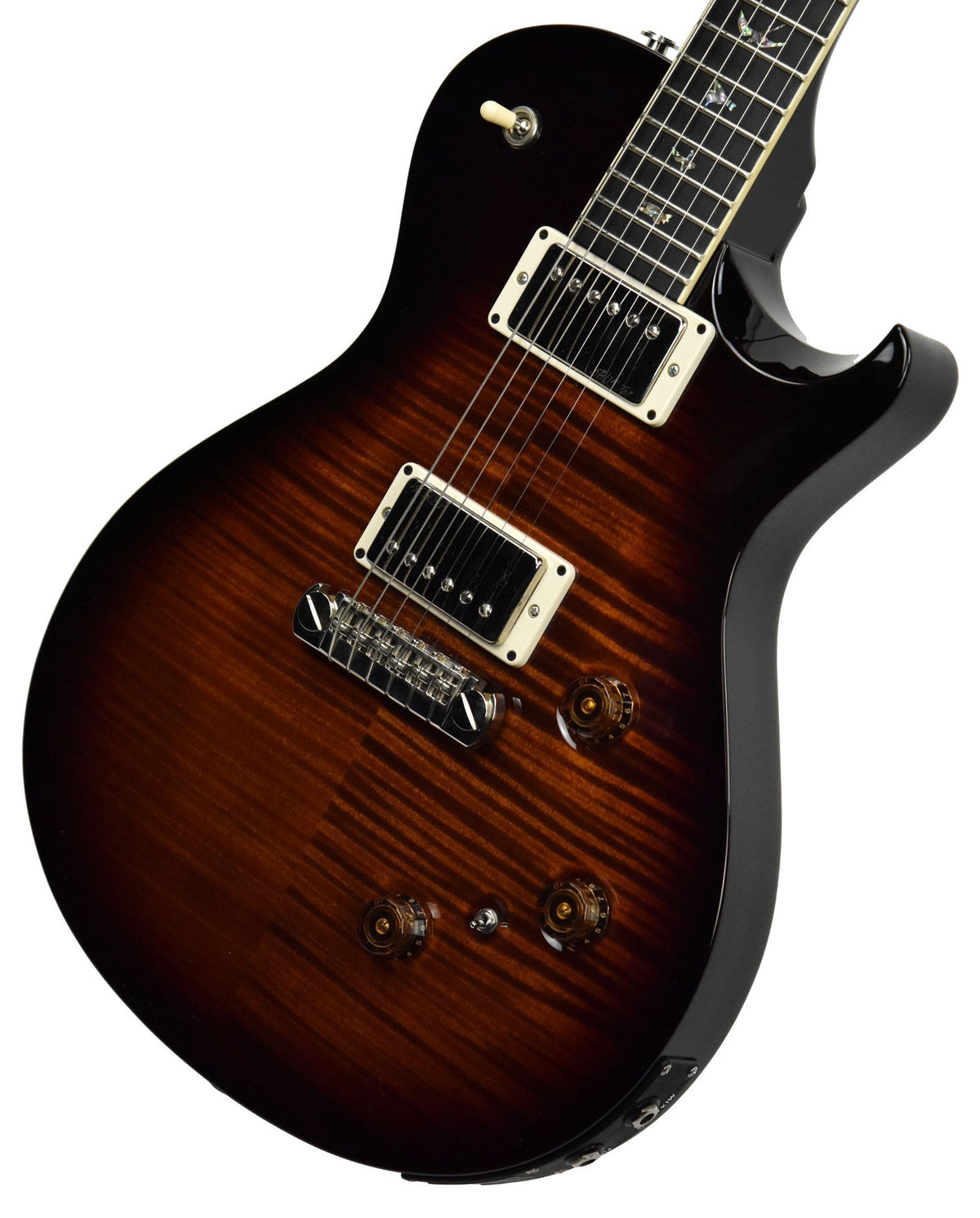 Used PRS Artist Package P245 SingleCut Electric Guitar Black Gold Burst 16232596