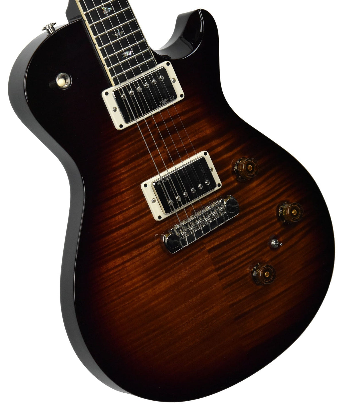 Used PRS Artist Package P245 SingleCut Electric Guitar Black Gold Burst 16232596