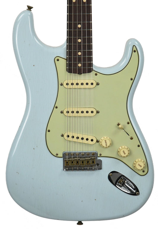 Fender Custom Shop 1963 Stratocaster Journeyman Relic in Sonic Blue R95712