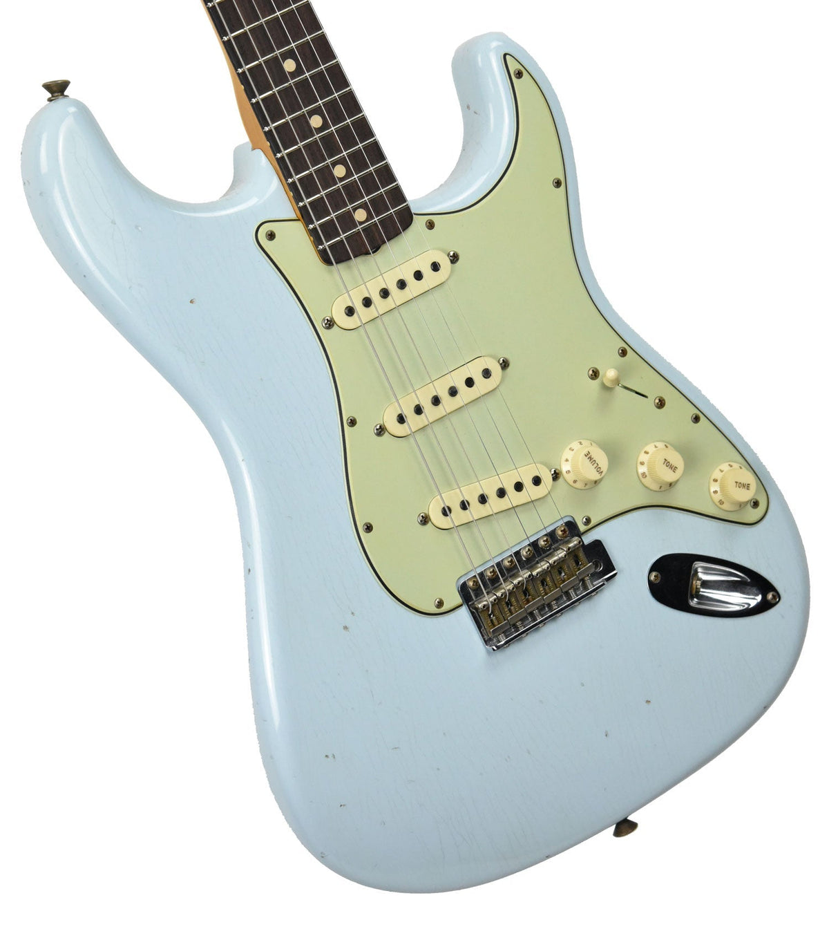 Fender Custom Shop 1963 Stratocaster Journeyman Relic in Sonic Blue R95712