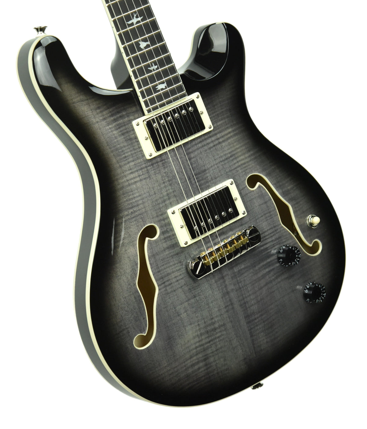 PRS SE Hollowbody II in Charcoal Burst C06351