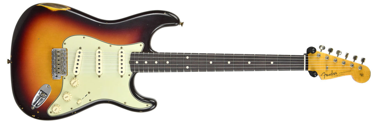Fender Custom Shop 1961 Stratocaster Relic in 3 Tone Sunburst CZ539714