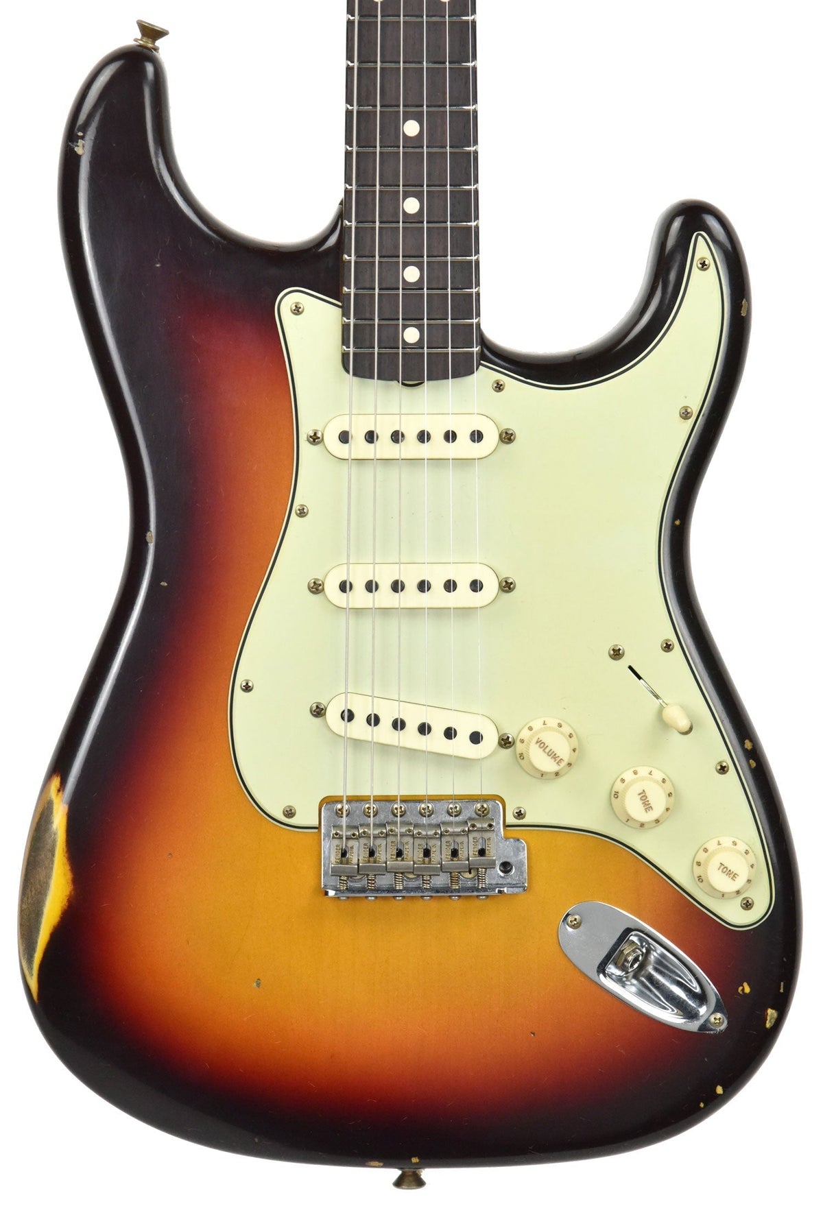 Fender Custom Shop 1961 Stratocaster Relic in 3 Tone Sunburst CZ539714