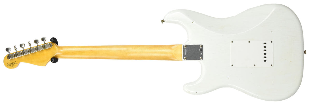 Fender Custom Shop 63 Stratocaster Journeyman Relic Olympic White R98889