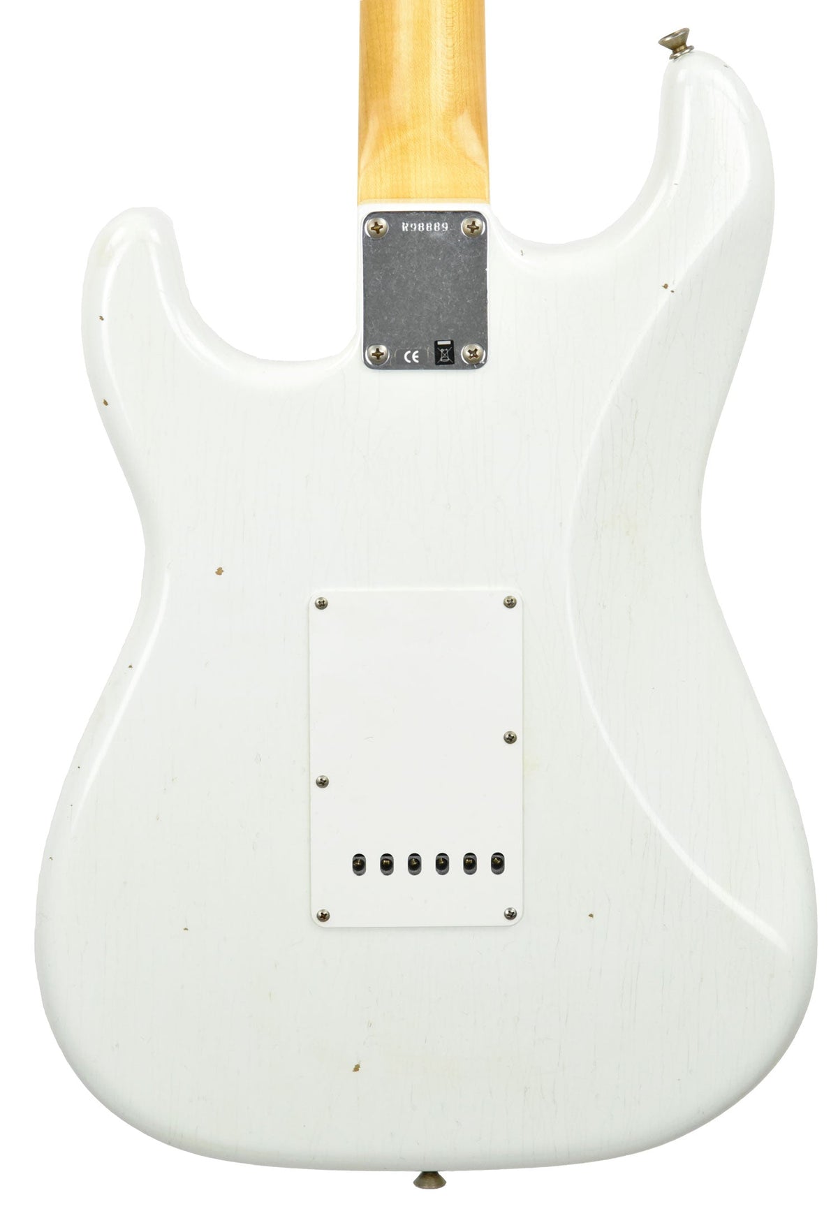 Fender Custom Shop 63 Stratocaster Journeyman Relic Olympic White R98889