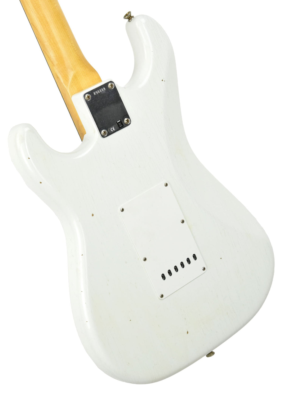 Fender Custom Shop 63 Stratocaster Journeyman Relic Olympic White R98889