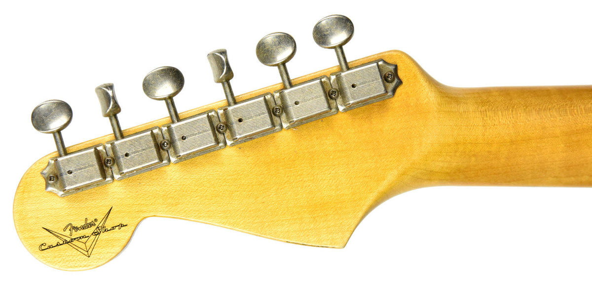 Fender Custom Shop 63 Stratocaster Journeyman Relic Olympic White R98889