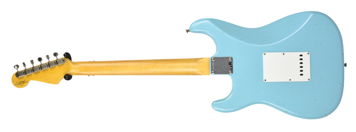 Fender Custom Shop 63 Stratocaster Journeyman Relic Daphne Blue R97847