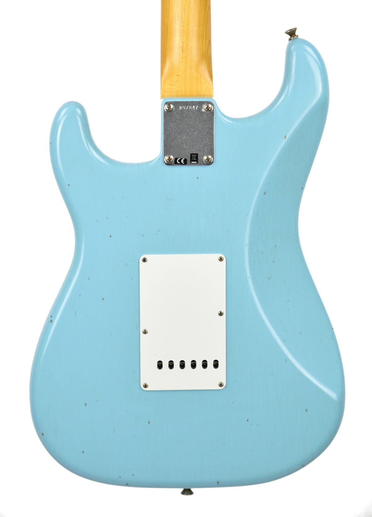 Fender Custom Shop 63 Stratocaster Journeyman Relic Daphne Blue R97847