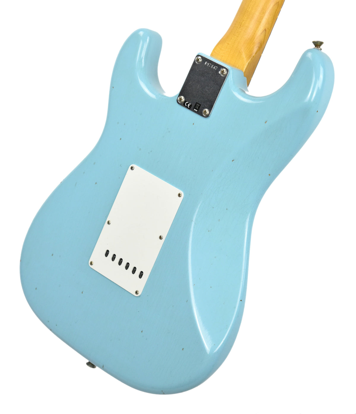 Fender Custom Shop 63 Stratocaster Journeyman Relic Daphne Blue R97847