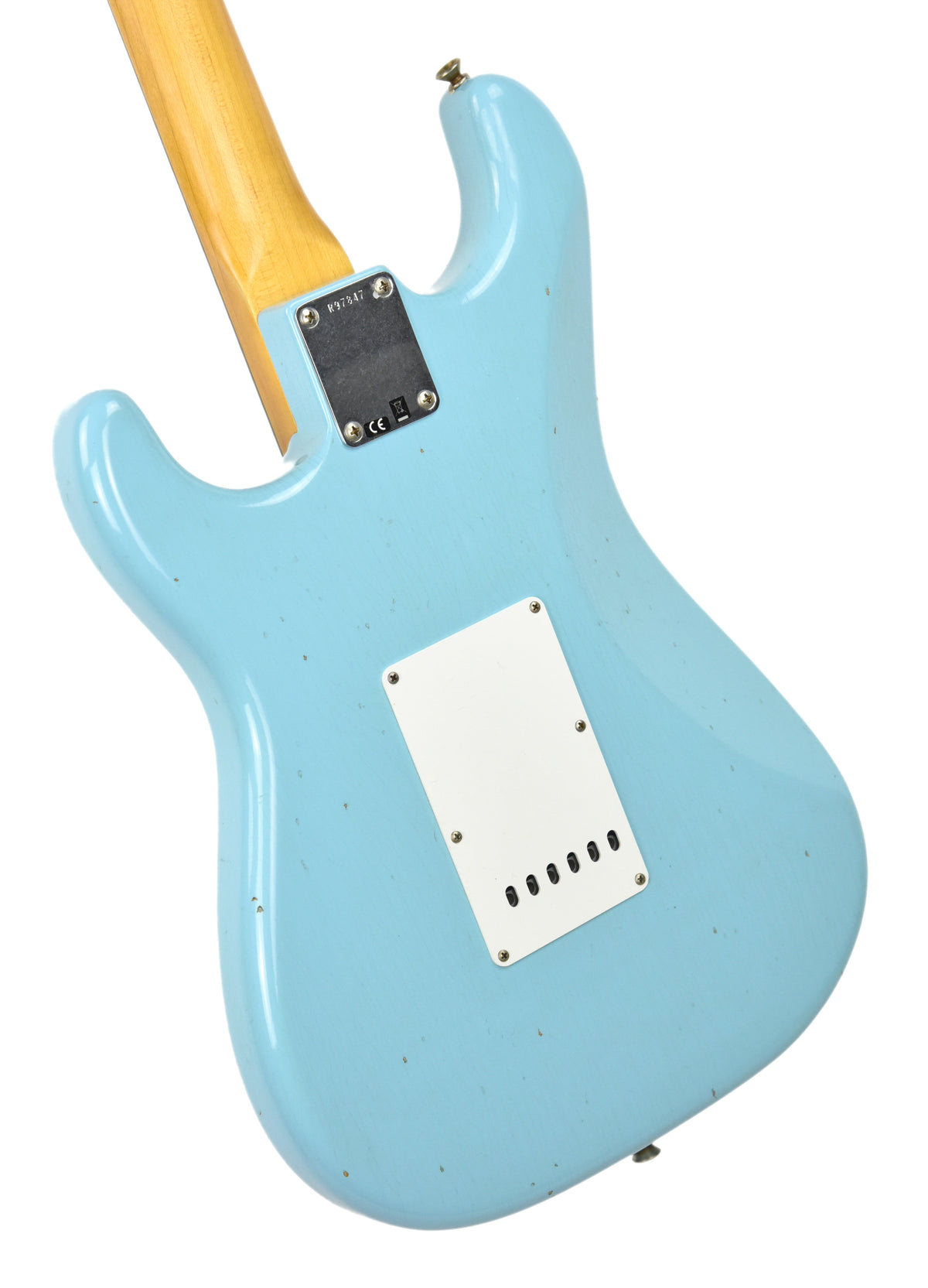 Fender Custom Shop 63 Stratocaster Journeyman Relic Daphne Blue R97847