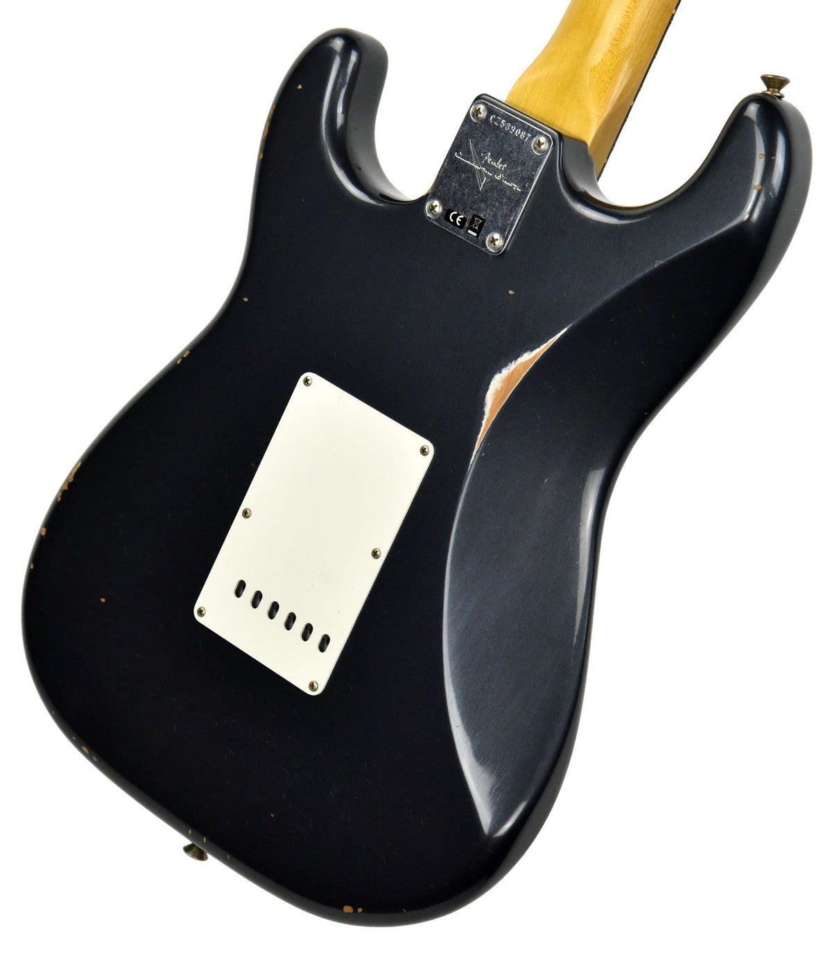 Fender Custom Shop 1961 Stratocaster Relic in Charcoal Frost Metallic CZ539087