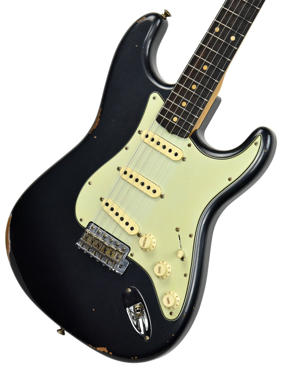 Fender Custom Shop 1961 Stratocaster Relic in Charcoal Frost Metallic CZ539087