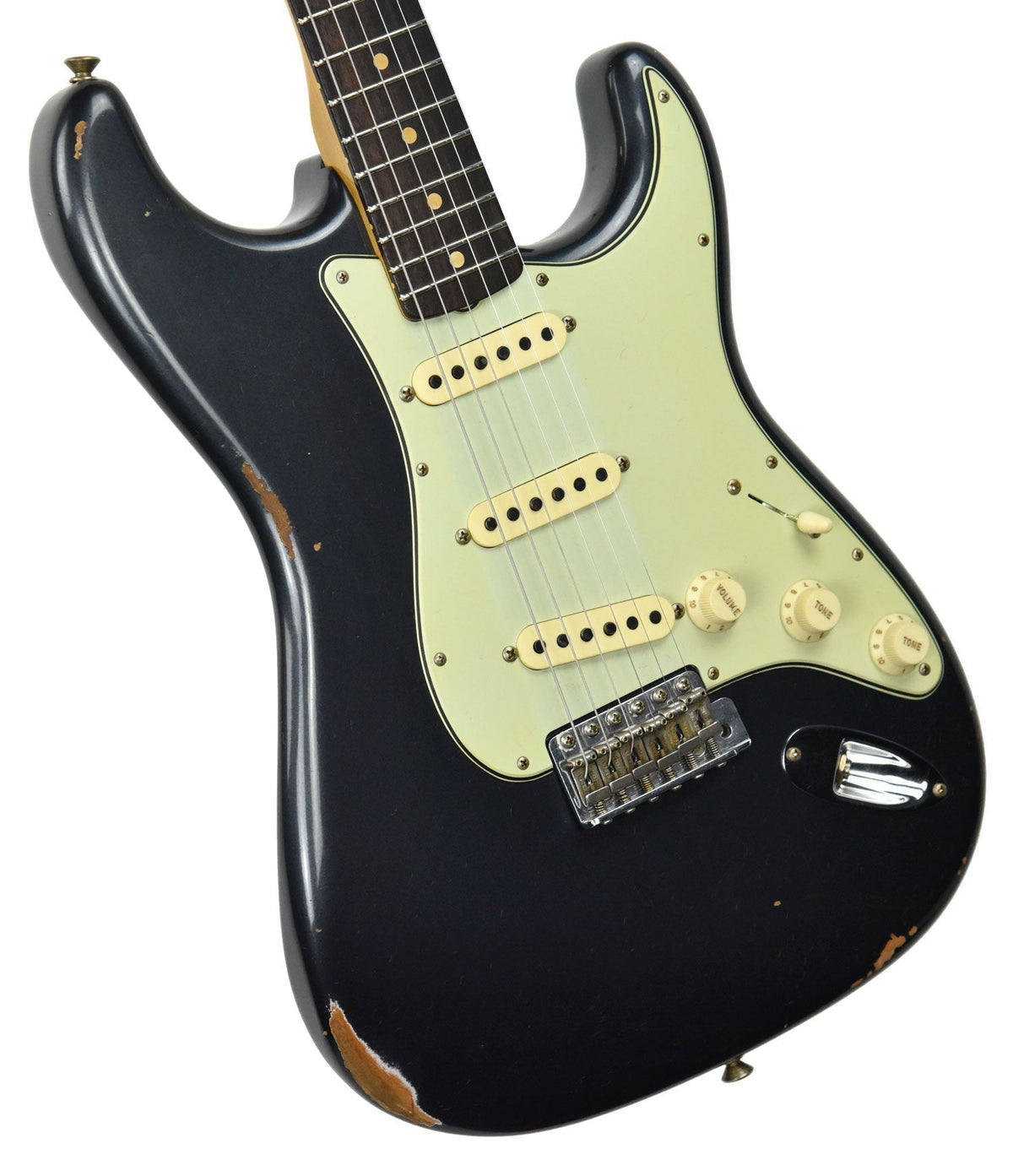 Fender Custom Shop 1961 Stratocaster Relic in Charcoal Frost Metallic CZ539087