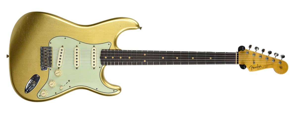 Fender Custom Shop 63 Stratocaster Journeyman Relic HLE Gold R97833