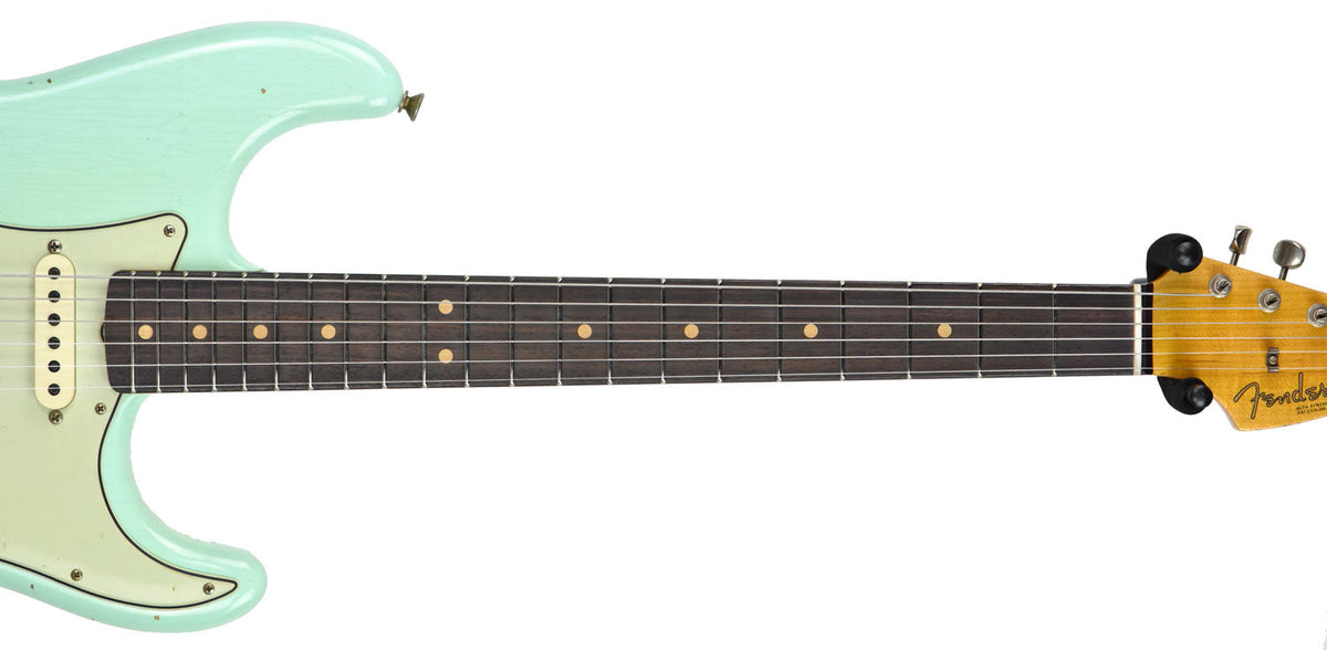 Fender Custom Shop 63 Stratocaster Journeyman Relic Surf Green R97106