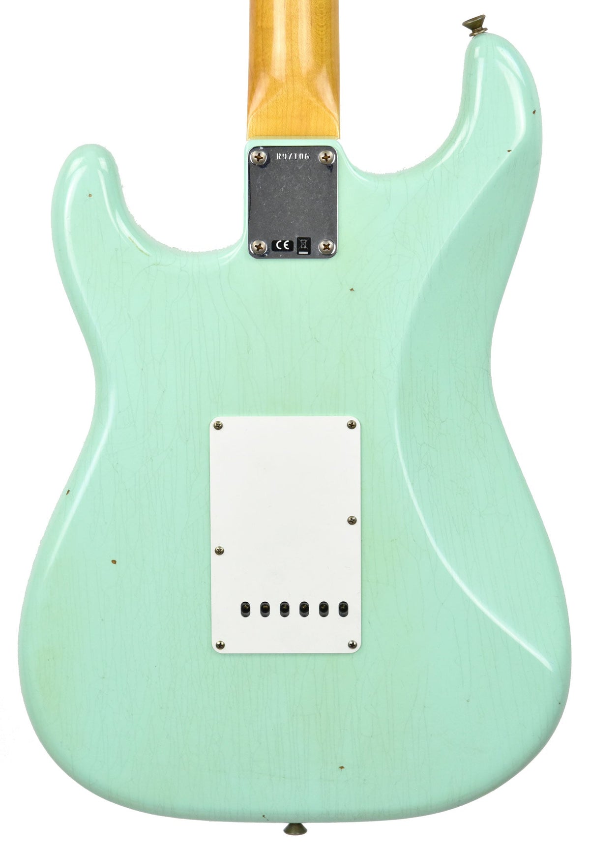 Fender Custom Shop 63 Stratocaster Journeyman Relic Surf Green R97106