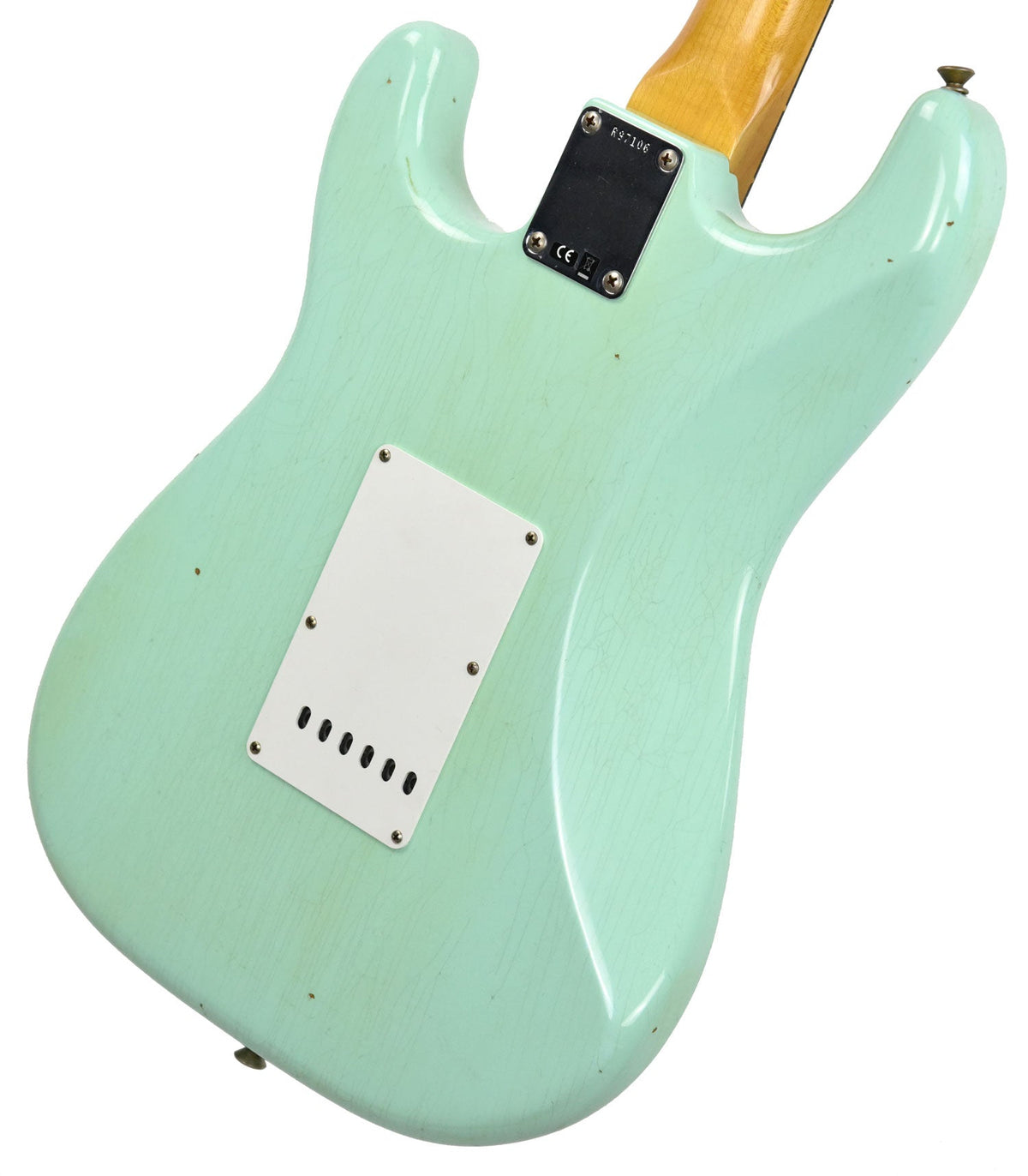 Fender Custom Shop 63 Stratocaster Journeyman Relic Surf Green R97106