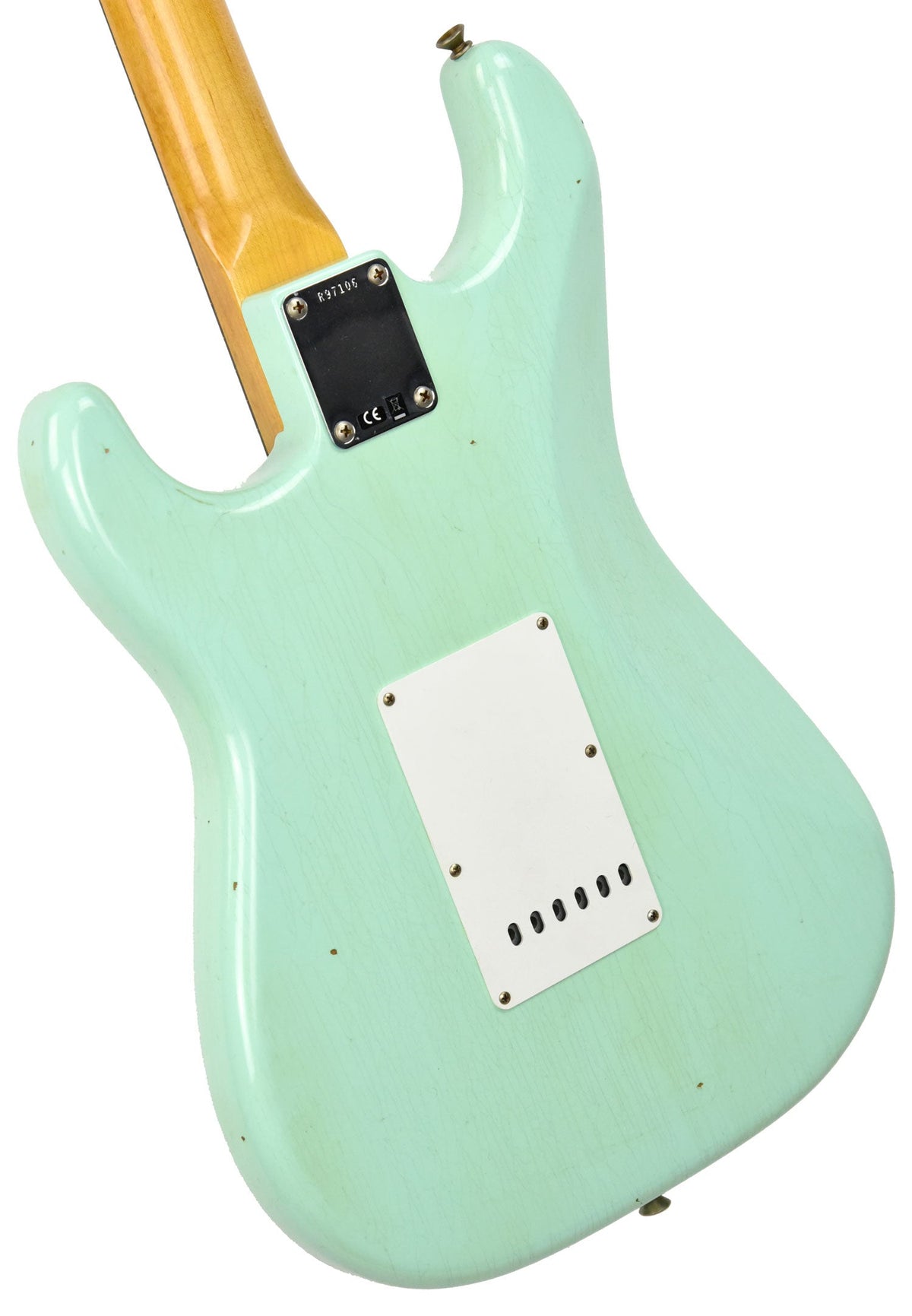 Fender Custom Shop 63 Stratocaster Journeyman Relic Surf Green R97106