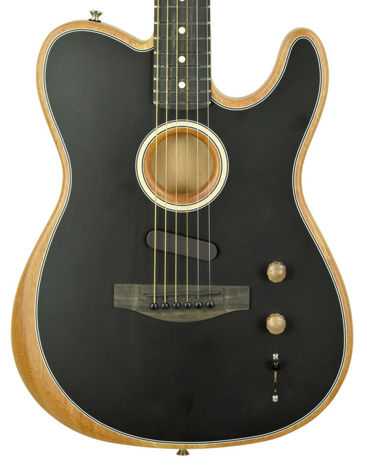 Fender Acoustasonic Telecaster in Black with Gig Bag US197154