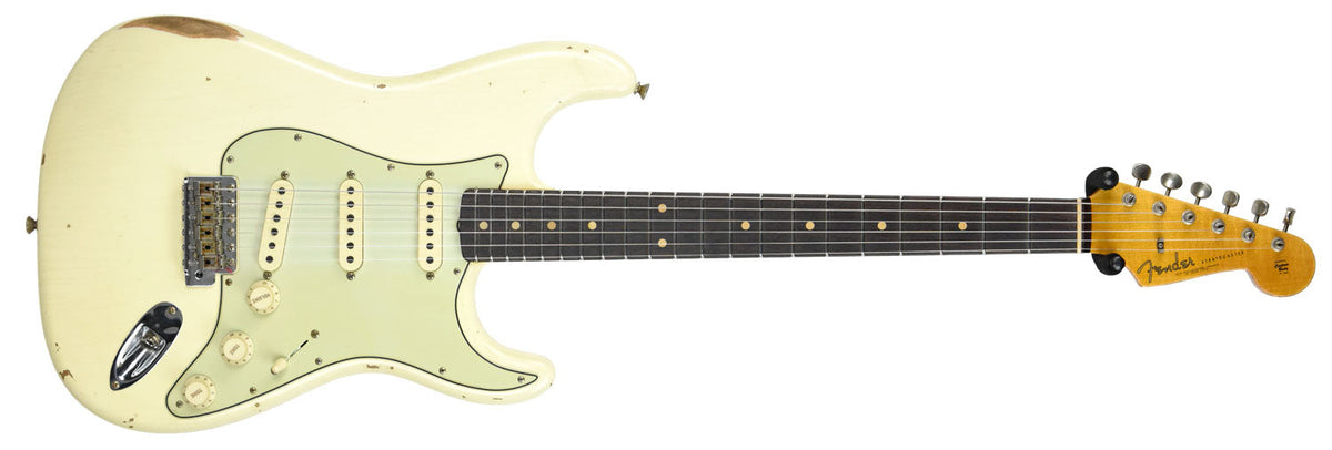 Fender Custom Shop 1961 Stratocaster Relic in Vintage White CZ539122