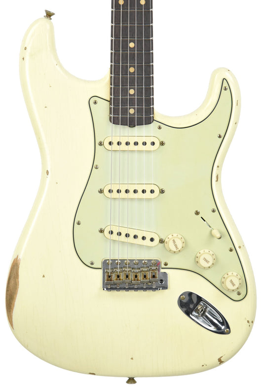 Fender Custom Shop 1961 Stratocaster Relic in Vintage White CZ539122