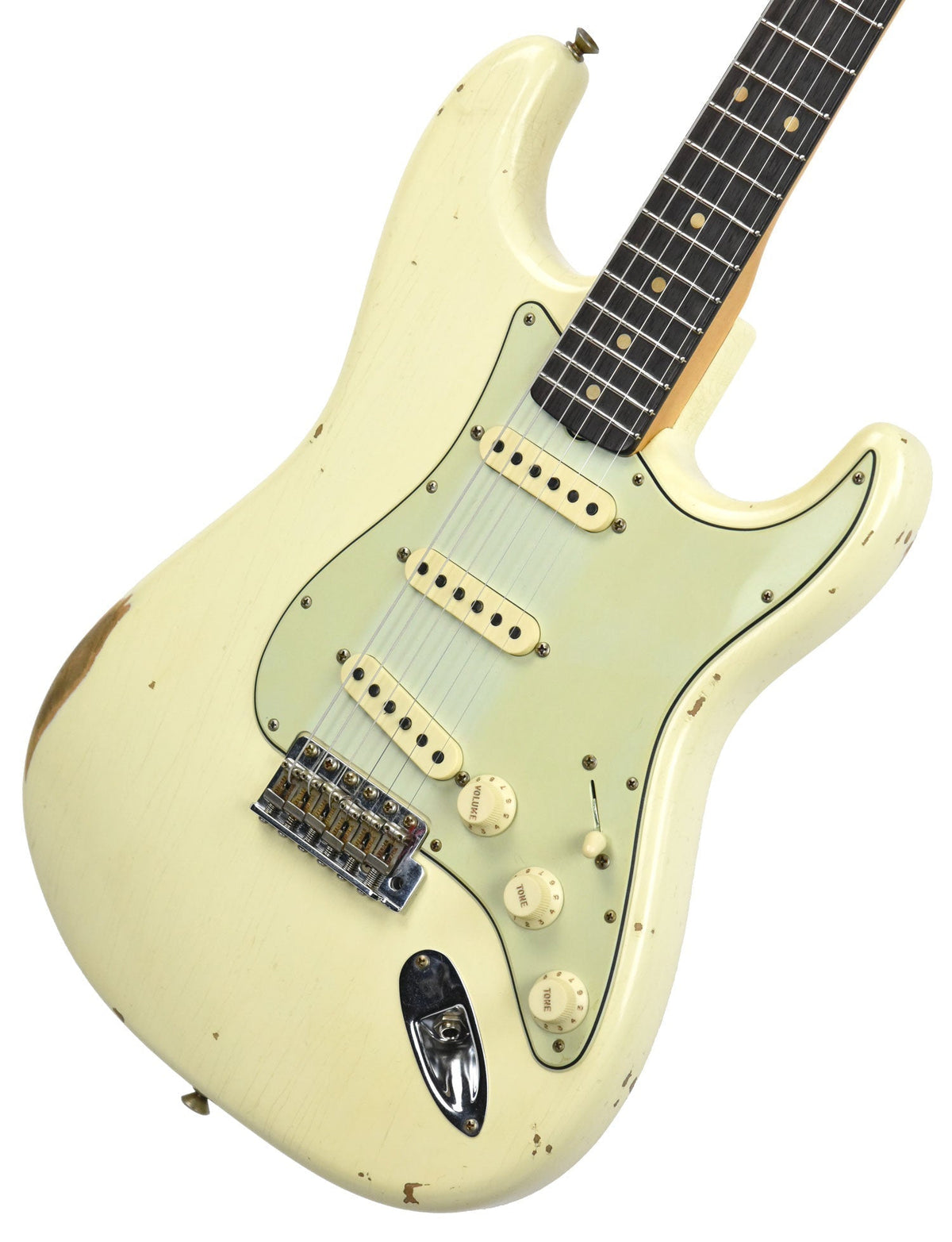 Fender Custom Shop 1961 Stratocaster Relic in Vintage White CZ539122