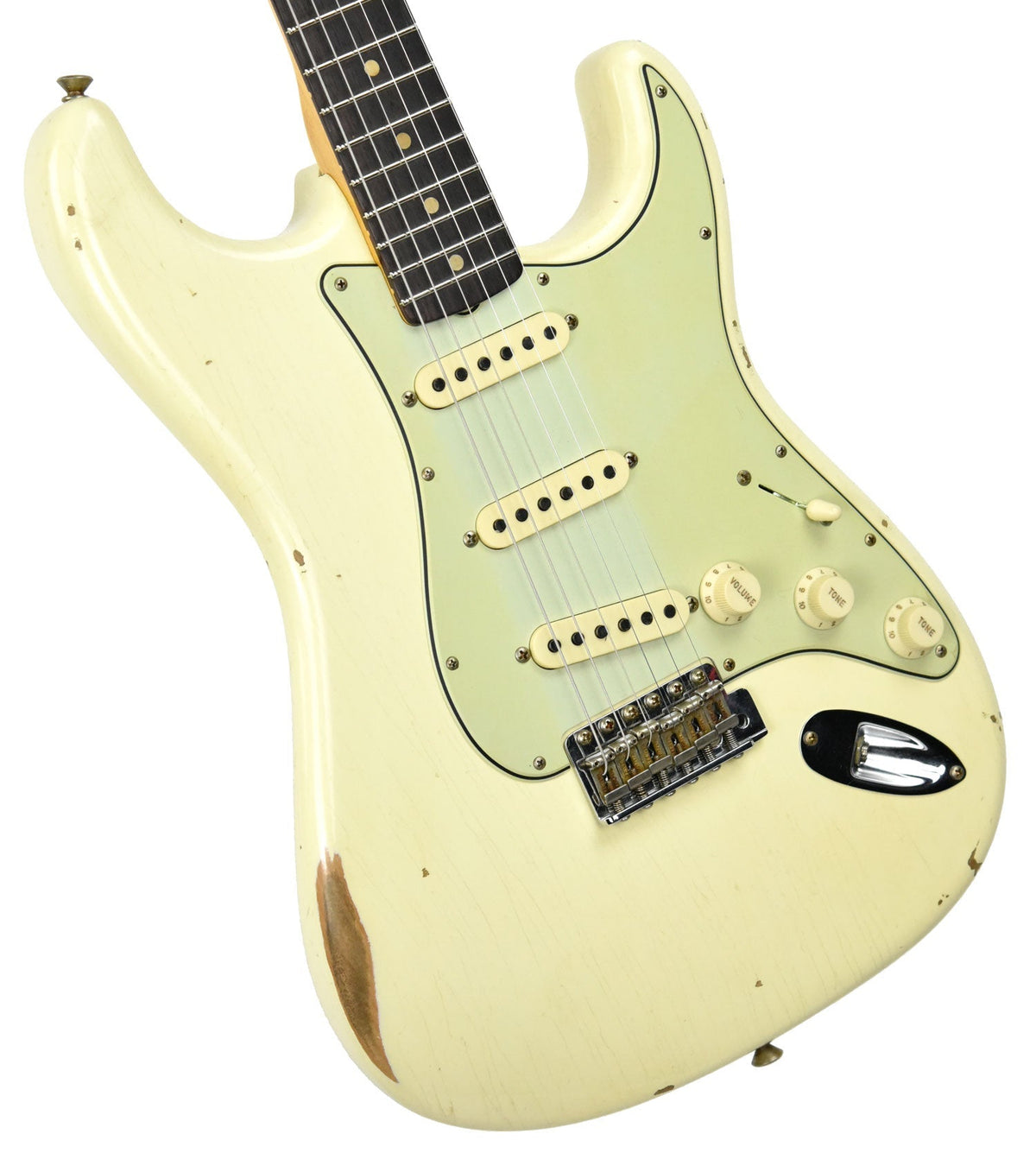 Fender Custom Shop 1961 Stratocaster Relic in Vintage White CZ539122