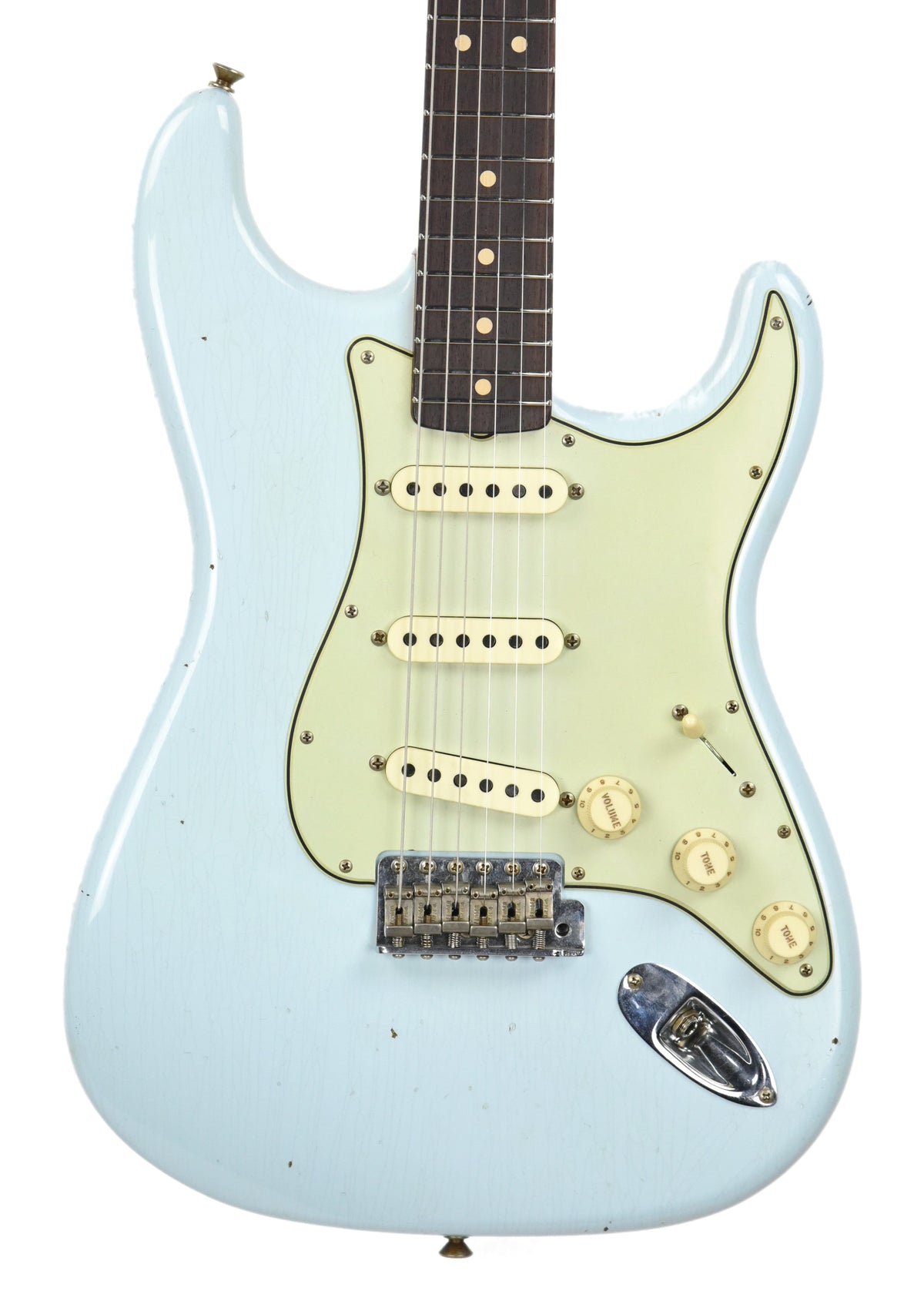 Fender Custom Shop 63 Stratocaster Journeyman Relic Sonic Blue R97792