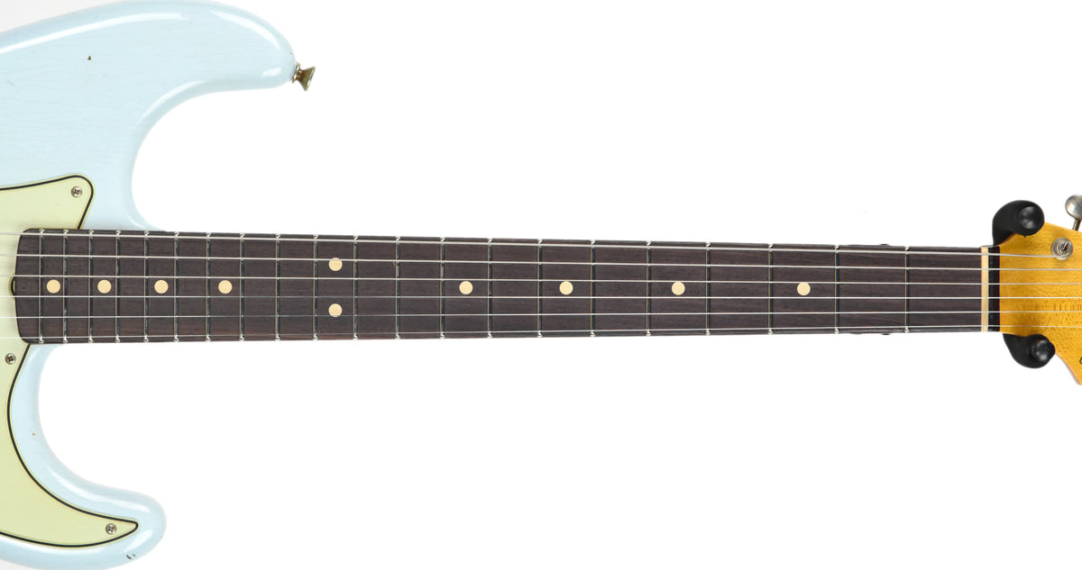 Fender Custom Shop 63 Stratocaster Journeyman Relic Sonic Blue R97792