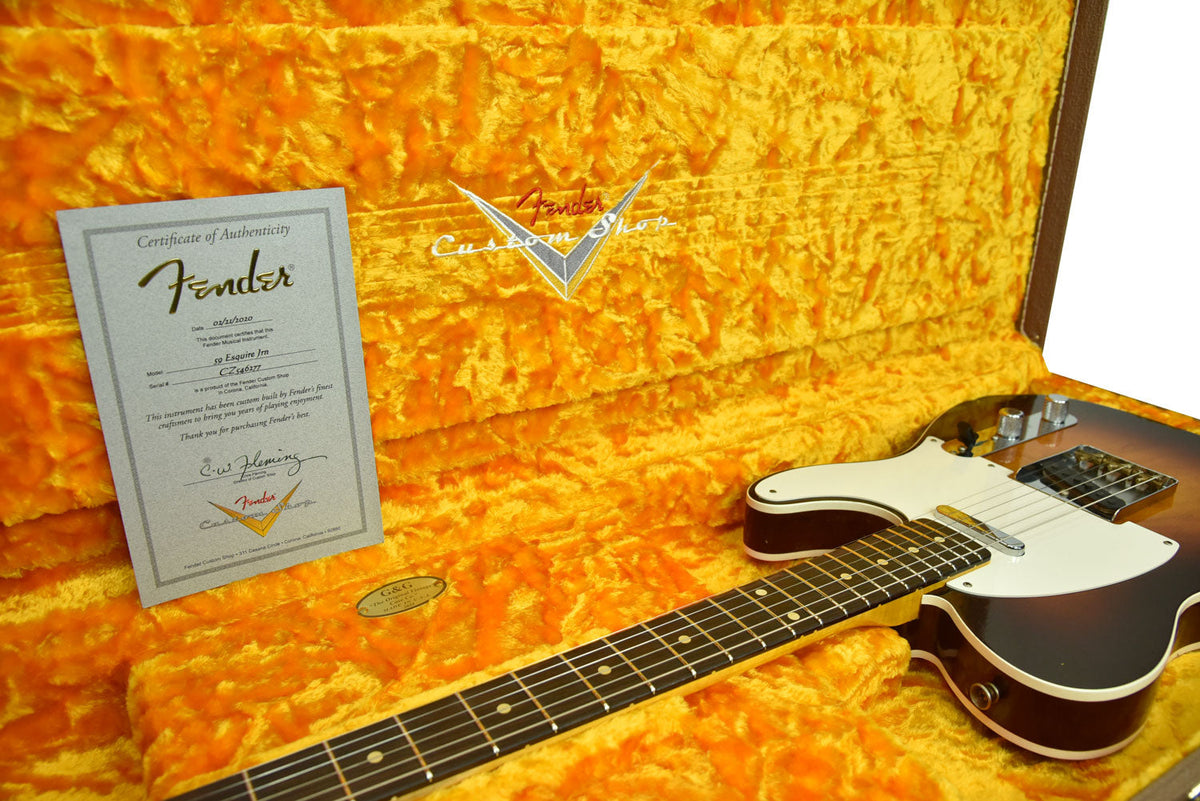 Fender Custom Shop 59 Esquire Custom Journeyman Relic in Chocolate 3 Tone Sunburst CZ546277