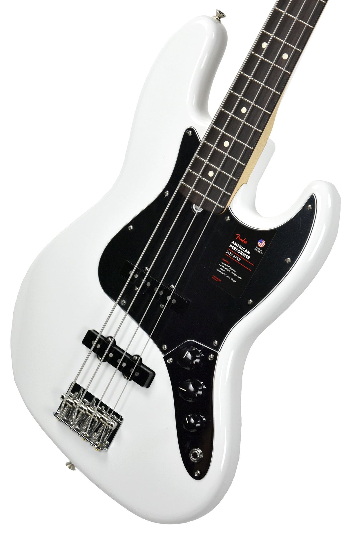 Fender American Performer Jazz Bass Arctic White US19008694
