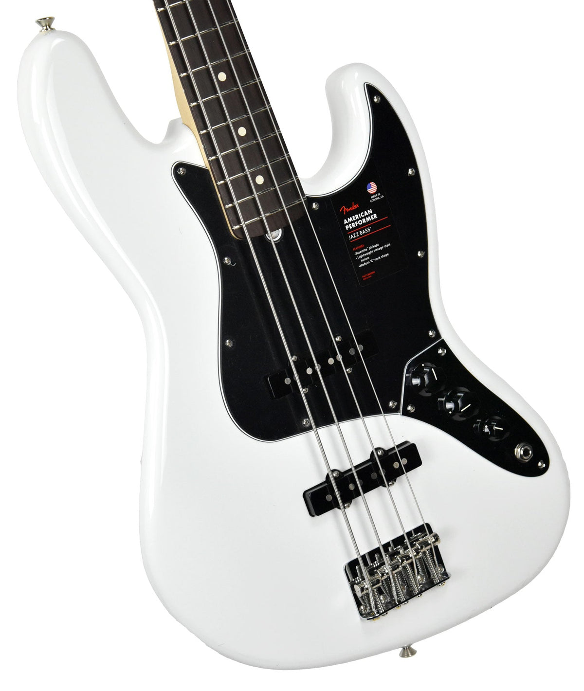 Fender American Performer Jazz Bass Arctic White US19008694