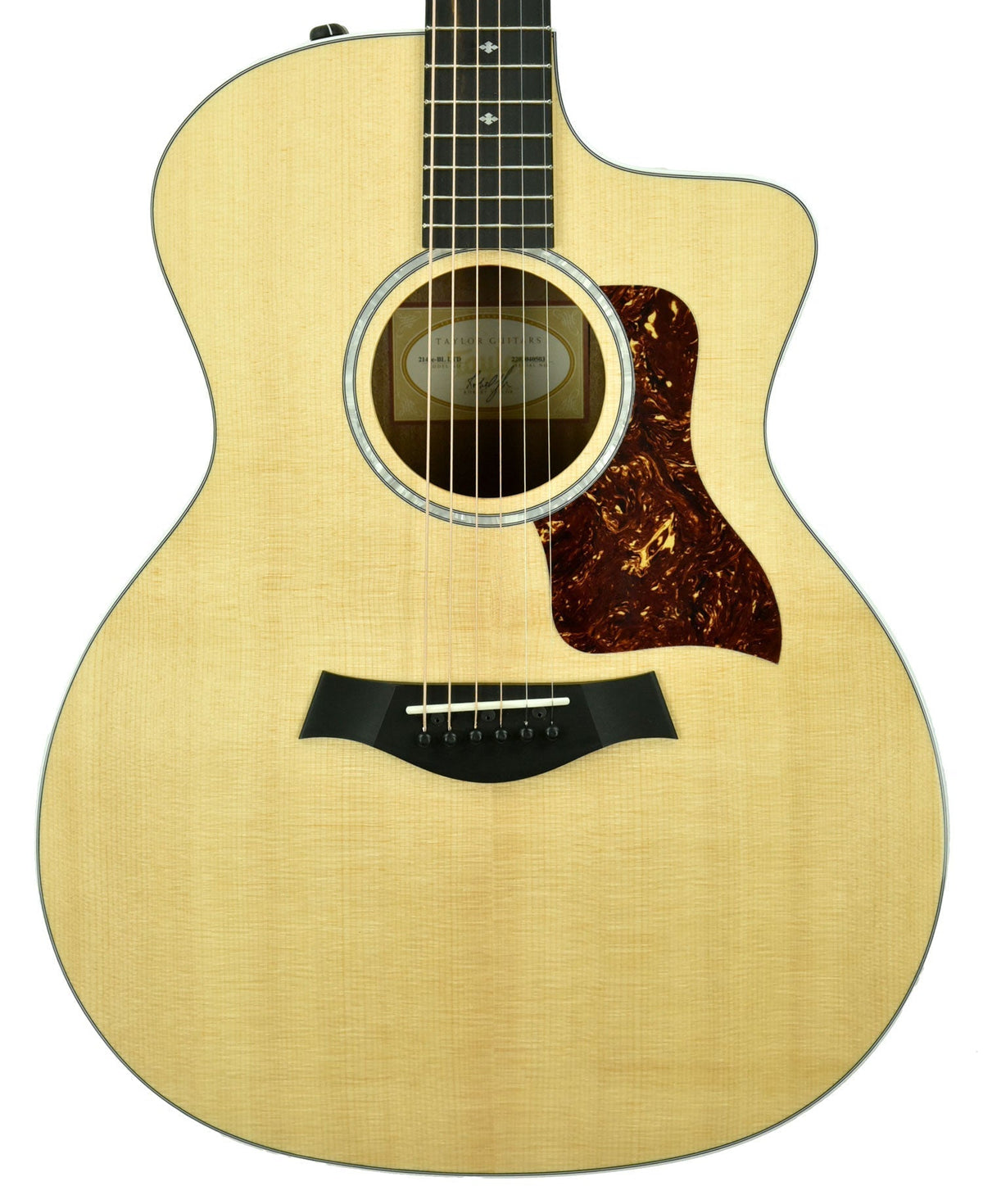 Taylor Guitars 214ce LTD Black Limba Acoustic Electric Guitar 2203040503