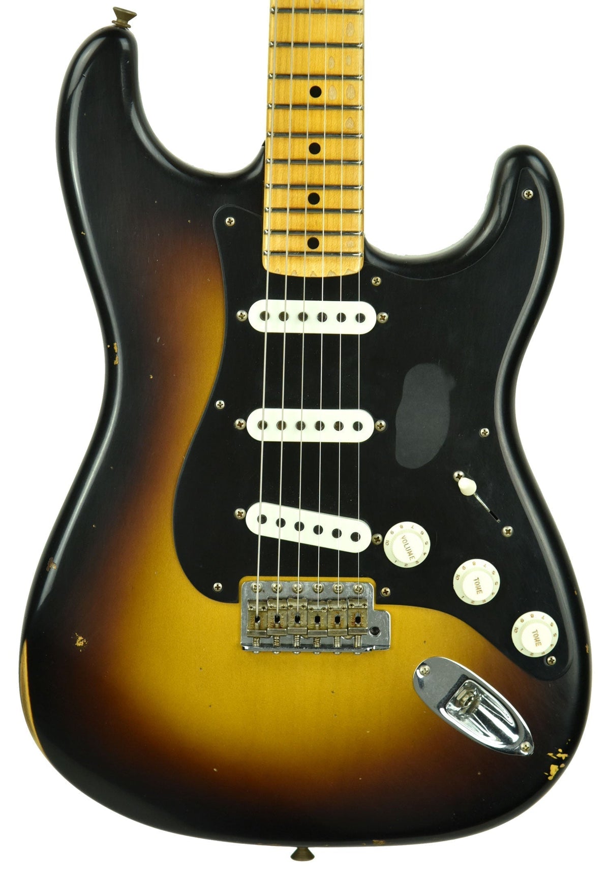 Fender Custom Shop Ancho Poblano Stratocaster Relic in Two Tone Sunburst CZ546296