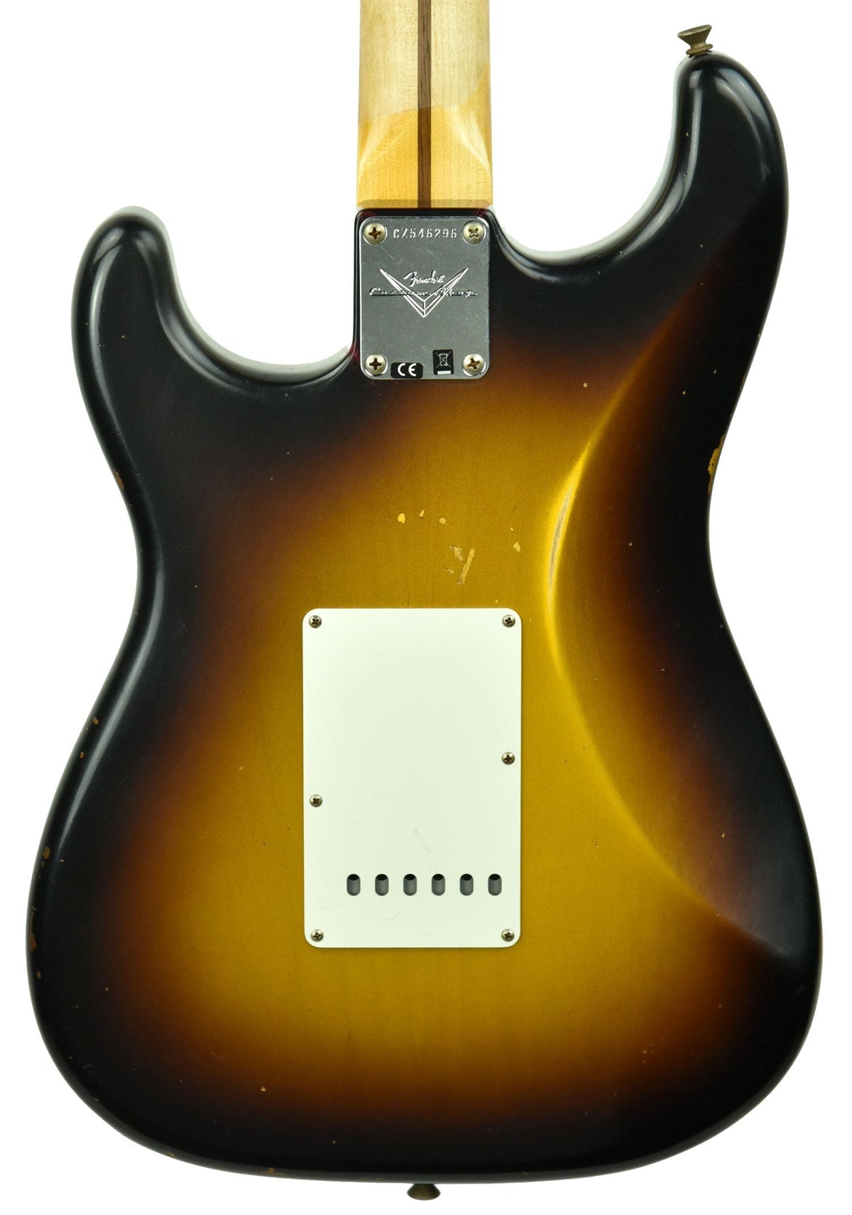 Fender Custom Shop Ancho Poblano Stratocaster Relic in Two Tone Sunburst CZ546296